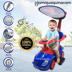 BABY - Correpasillo Empujador Buggy «MEGACAR» para Niños Blue