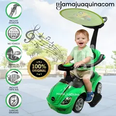 BABY - Correpasillo Empujador Buggy «MEGACAR» para Niños Green
