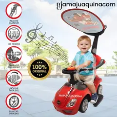 BABY - Correpasillo Empujador Buggy «MEGACAR» para Niños Red