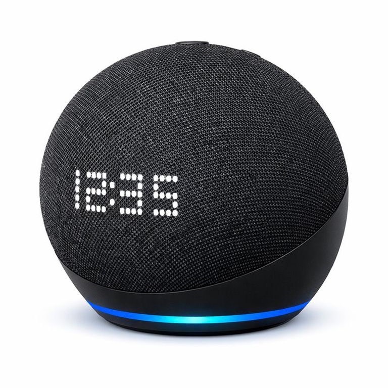 Parlante Inteligente Alaxe Bluetooth Con Comando De Voz Negro Pantalla