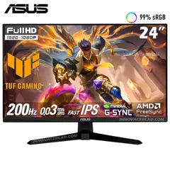 ASUS - Monitor TUF Gaming VG249Q5A, 24" Full HD, 1920 X 1080 Fast IPS, 200Hz, 0.3ms, G-SYNC