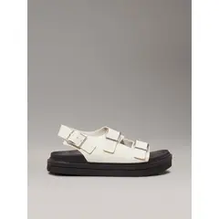 CALVIN KLEIN - SANDALIAS FLAT MOLDED SANDAL BUCKLE CK