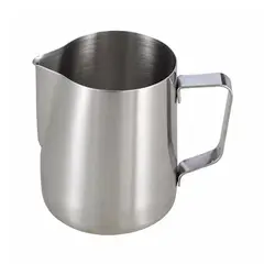 GENERICO - JARRITA BARISTA DE ACERO INOXIDABLE 350 ML PULIDO LATTE ART