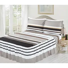 CASATEX - Juego de Sábanas con Blonda 2 Plazas 100% Algodón