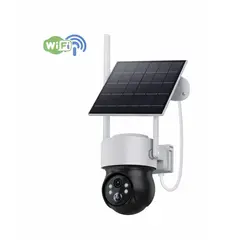 GENERICO - 2 Cámara de Seguridad Solar WiFi 360°