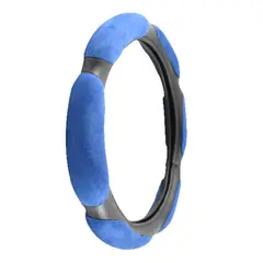 JET - Cubre Volante Chinchon Pana Cuerina Exclusivo Color Azul 1Pcs