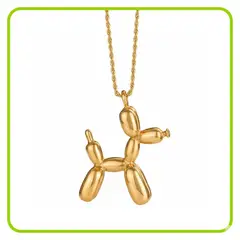 GENERICO - Collar Diseño Perro Globito Unisex