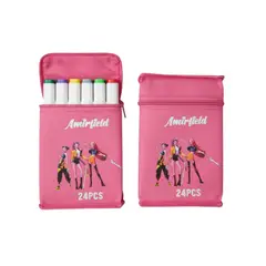 GENERICO - Set de 24 Marcadores Amirfield con Estuche