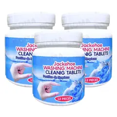 GENERICO - PACK 3 PASTILLA DE LIMPIEZA PARA LAVADORAS
