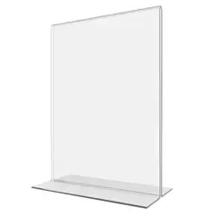 GYPSYZONE - Porta afiche en "T" A5 acrilico transparente 2mm