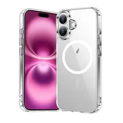 GENERICO - CASE TRANSPARENTE CON MAGSAFE PARA IPHONE 17