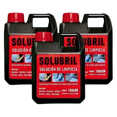 GENERICO - PACK 3 SOLUCIÓN DE PISOS MULTIUSOS SOLUBRIL