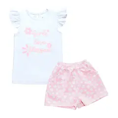 BEBELU - Conjunto French Terry Flor Para Niña Bebelú