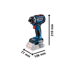 BOSCH - Taladro Atornillador 12 18V Brushless Baretool GSR 18V-90 FC