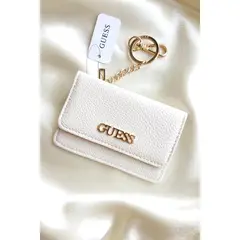 GUESS - TARJETERO MONEDERO P9992513 BLANCO CON LLAVERO