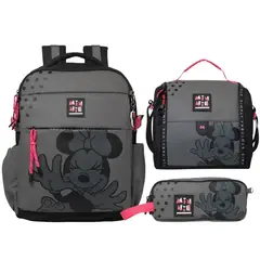 DISNEY CLASICOS - Pack Escolar Mochila Minnie Mouse Premium