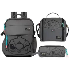 DISNEY CLASICOS - Pack Escolar Mochila Stitch Premium