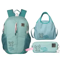 DISNEY CLASICOS - Pack Escolar Mochila Stitch Juvenil