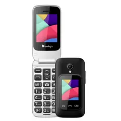 LANDBYTE - Celular Flip Tapa LT 1448 4G/Dual Sim