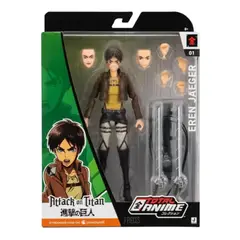 JAZWARES - Figura De Acción Articulable Eren Jaeger 16 Cm