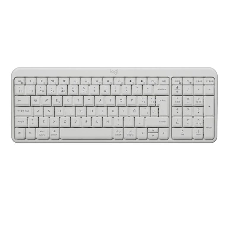 TECLADO K250 BLUETOOTH BLANCO