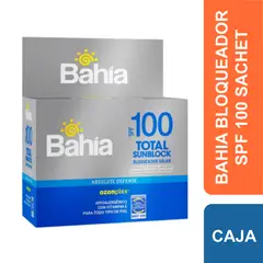 BAHIA - Bloqueador Bahía Total Sunblock SPF100 en Sachet