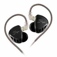 KZ - Audífonos Saga Bass sin Micrófono - Audifonos in-ear con graves profundos