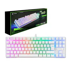 ANTRYX - Teclado Mecánico TKL Chrome Storm MK830 White RGB AMK-CS830WRE-SP Español