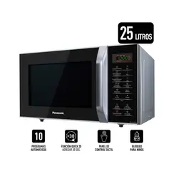 PANASONIC - HORNO MICROONDAS 25 L. SILVER NN- SB34HM