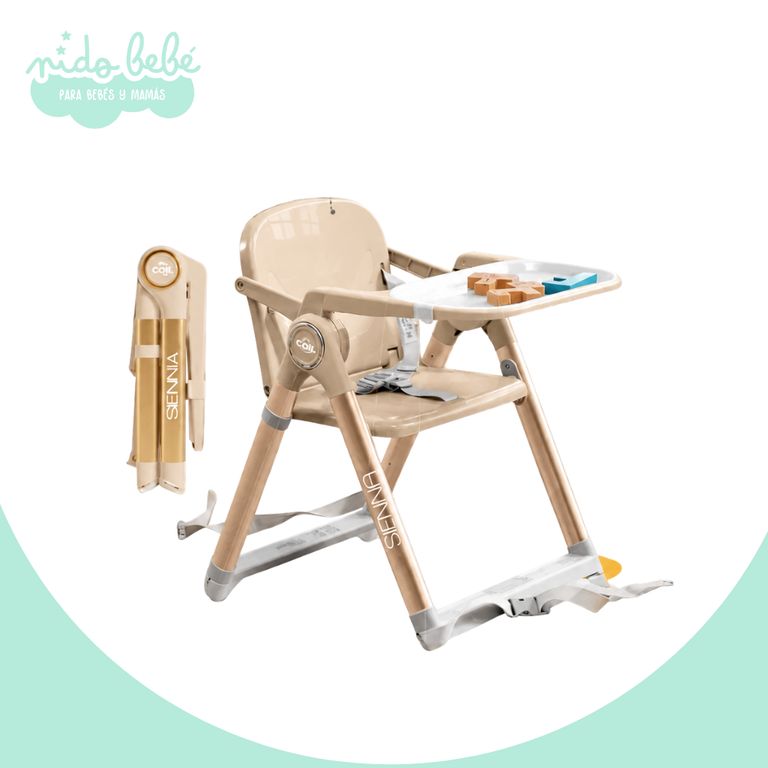 Silla de Comer de bebé portatil SIENNA 3 EN 1 - COLOR ROSADO