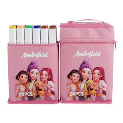 GENERICO - Set de 24 Marcadores con Estuche