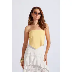 LUVARO - Top Pañuelo Lino