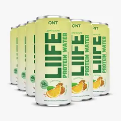 QNT - Protein Water Lemon-Ginger 12pack x 330 ml
