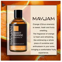 SIGNATURE PERU - MAYJAM 100ml Aceites de Fragancia de Flor de Naranjo con Cuentagotas de Vidrio