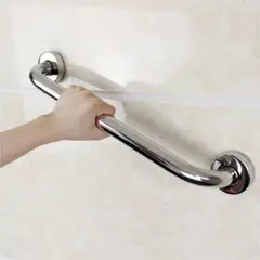GENERICO - Barra de seguridad de 50 cm de acero inoxidable #304 brillante