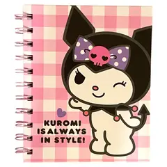 GENERICO - Libreta A6 Espiralada - Kuromi