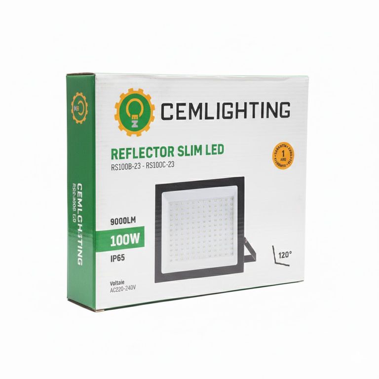 Reflector LED 100W Slim Luz Blanca 6500K IP65