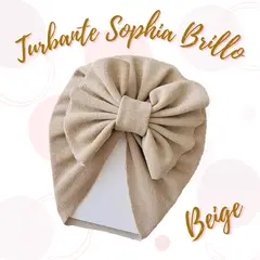 GENERICO - Turbante para bebes en tela Brillo