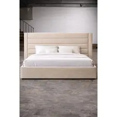 GENERICO - CAMA BOX TARIMA SALEM QUEEN BEIGE