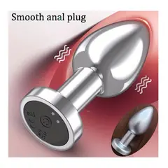 GENERICO - VIBRADOR TAPON ANAL RECARGABLE CON USB