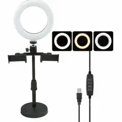 GENERICO - Aro de Luz Led con Holder y Parante