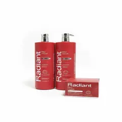 RADIANT - PRO FILLER Shampoo 1 LT + Acondicionador + Mask 350gr