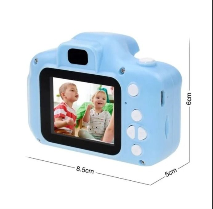 MINI CÁMARA DIGITAL PARA NIÑOS COLOR AZUL