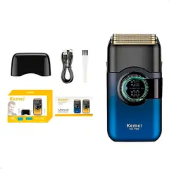 KEMEI - Maquina Cortadora Afeitadora Shaver Kemie KM T389 Ipx5