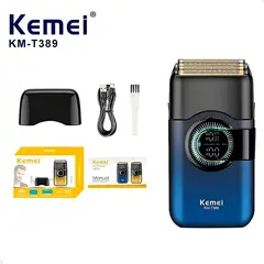 KEMEI - Maquina Cortadora Afeitadora Shaver Kemie KM T389 Ipx5