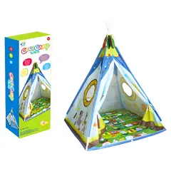 GENERICO - Tienda de Campaña Infantil Cool Camp Estilo Tipi Azul