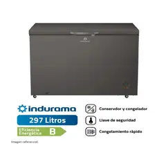 INDURAMA - Congeladora CI-320DG 297L Defrost Plomo