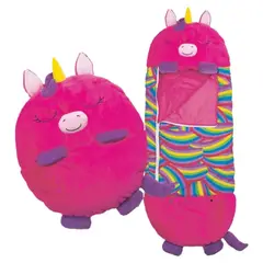 EVERBEST - Happy Nappers Bolsa De Dormir Infantil Unicornio Rosa Pastel