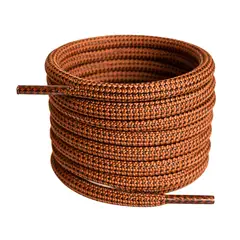 GENERICO - Pasador cordones redondo caterpillar para botín industrial punta de acero 1.20m 2 pares