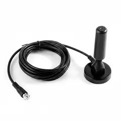 GENERICO - Antena TV Digital HD Potenciada Base Magnética y Cable de 5 Metros